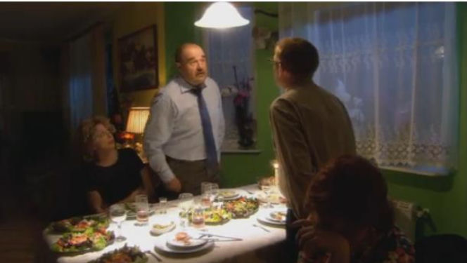 	Ranczo 8 sezon odc. 103. Halina (Violetta Arlak), senator Kozioł (Cezary Żak)