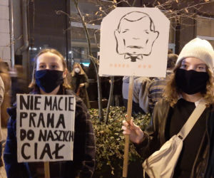 Niedzielny protest w centrum Poznania