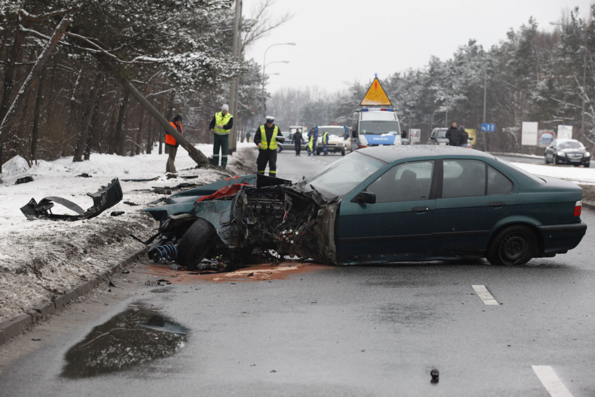 wypadek bmw Warszawa