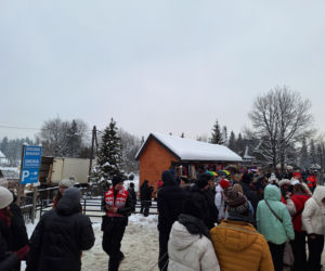 Tłumy kibiców pod Wielką Krokwią w Zakopanem
