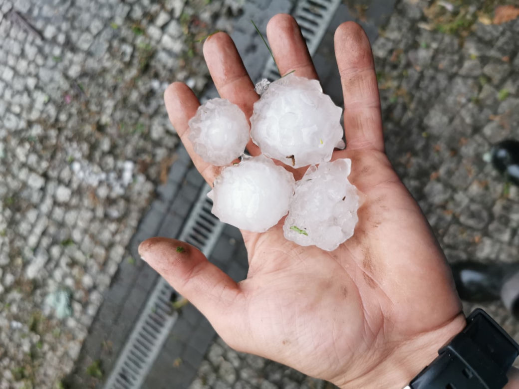 Gradobicie w Kosztowach
