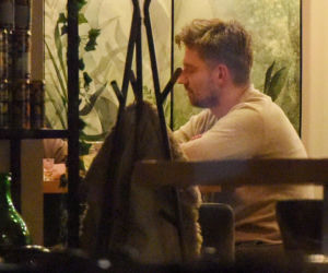 Agnieszka Kaczorowska i Marcin Rogacewicz na kolacji