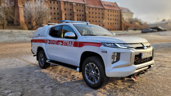 Nowe wozy dla grudziądzkich strażaków