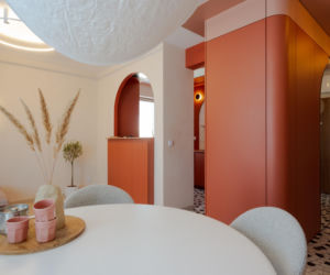 Wnętrze inspirowane kolorami lakierów do paznokci. 63 m2 we Wrocławiu, które łamią schematy dewelopera