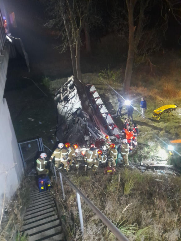 Wypadek na autostradzie A4