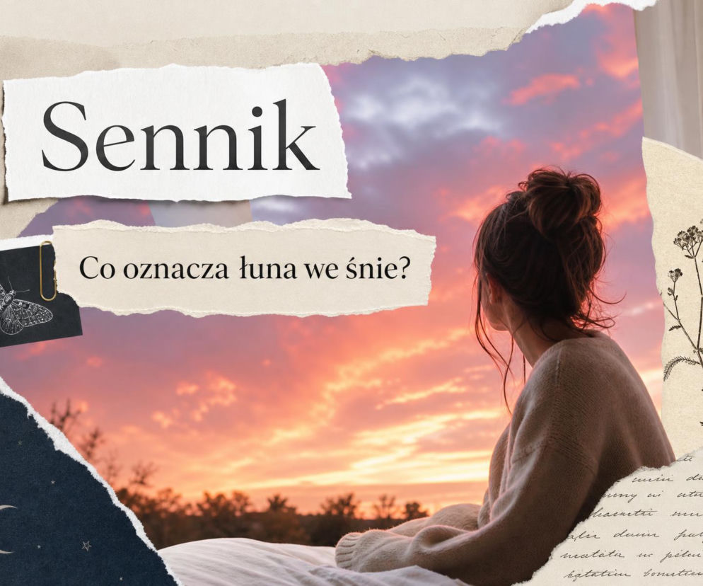 Kobieta patrząca na pomarańczową łunę o świcie. O interpretacji snu o łunie przeczytasz na łamach SE.