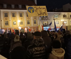 LEX TVN. Demonstracja w Białymstoku w obronie wolnych mediów