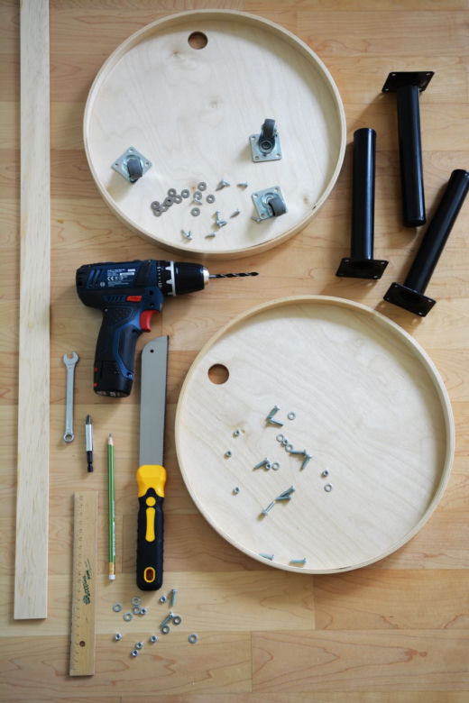 Jak zrobić stolik kawowy z tacy IKEA