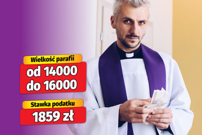 Taki podatek płacą proboszczowie!