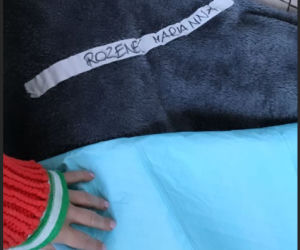 Rozenek odwiedziła pieska w szpitalu