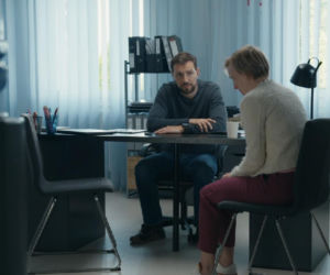 Barwy szczęścia, odcinek 3271. Marcin Kodur (Oskar Stoczyński), Sonia (Weronika Nockowska)