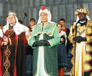 Trzej Królowie pokłonili się Dzieciątku