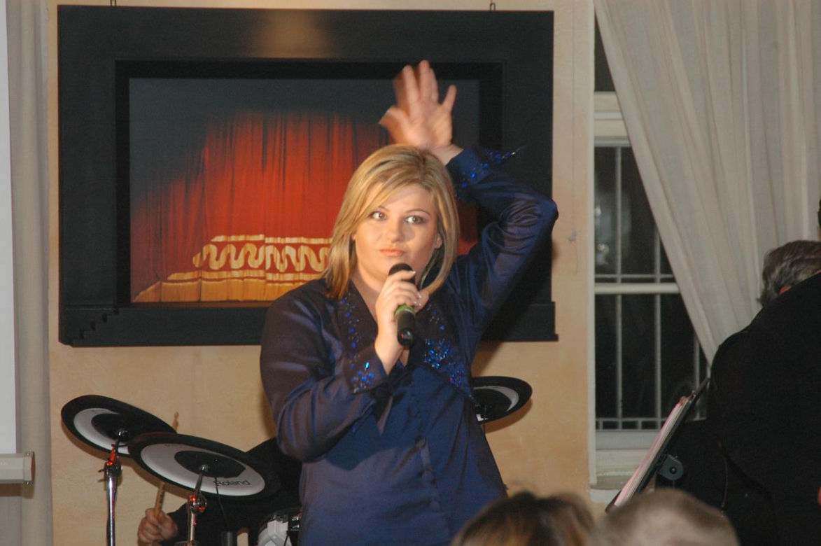 Monika Ambroziak w Teatrze Buffo w 2005 roku