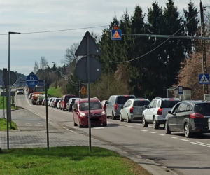 Dywity. Ogromne korki na DK 51. Utrudnienia w ruchu potrwają kilka miesięcy [ZDJĘCIA]