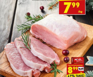 schab bez kości  7,99 zł/kg