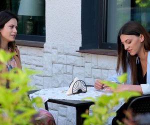 M jak miłość odc.1896. Kasia (Paulina Lasota), Anka Sokołowska (Katarzyna Russ)