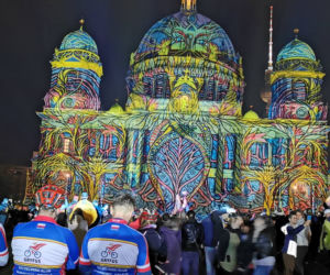 Szczecińscy rowerzyści na Festiwalu Światła w Berlinie