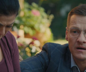 M jak miłość odc. 1908. Kinga (Katarzyna Cichopek), Piotrek (Marcin Mroczek)na Cichopek)