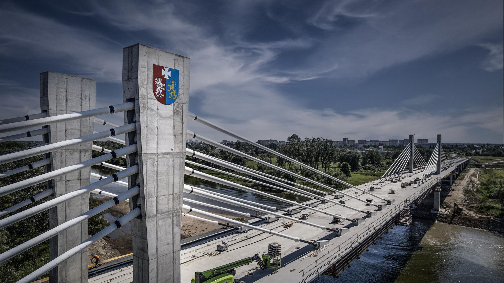 Budowa mostu nad Sanem w Stalowej Woli
