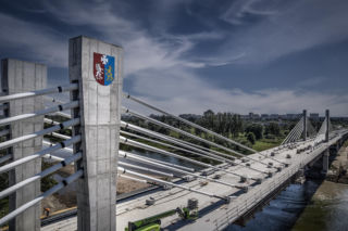 Budowa mostu nad Sanem w Stalowej Woli