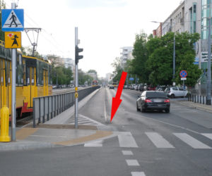Krawężniki grozy na Grochowskiej