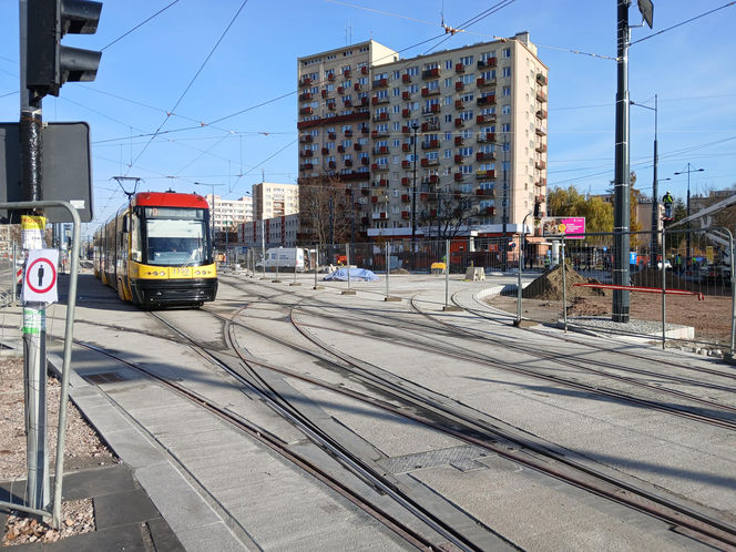 Budowa tramwaju do Dworca Zachodniego w listopadzie 2025 r.