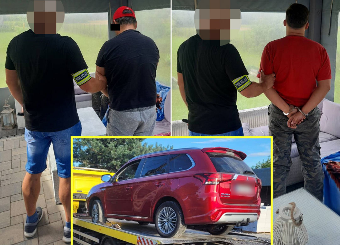  Ukradli mitsubishi z Niemiec, ukrywali je na posesji w Radzyminie. Grupa „Skorpion” zatrzymała złodziei auta