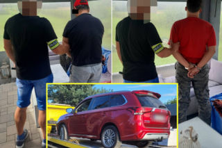 Ukradli mitsubishi z Niemiec, ukrywali je na posesji w Radzyminie. Grupa „Skorpion” zatrzymała złodziei auta