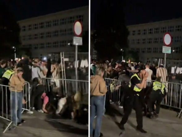 Młodzi ludzie wdarli się na teren IGRÓW. Ochrona użyła gazu