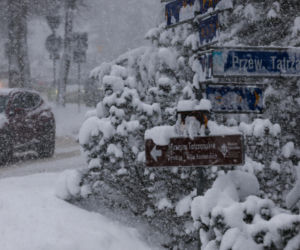 Intensywne opady śniegu w Zakopanem