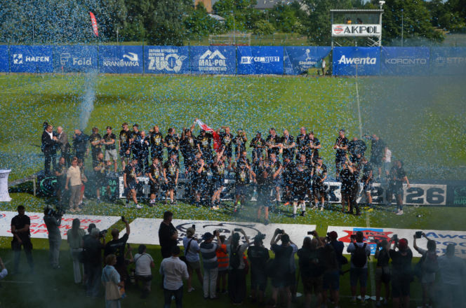 MKS Awenta Pogoń Siedlce po raz pierwszy w historii obroniła tytuł Mistrza Polski Ekstraligi Rugby!