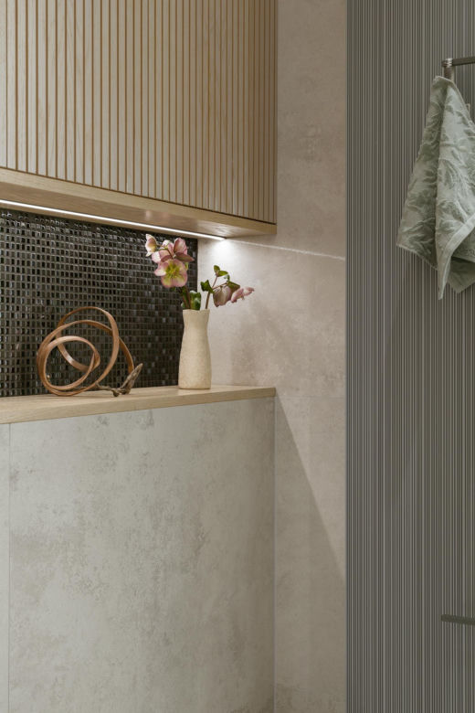 Łazienka nr 1 w stylu wielkomiejskiego modernizmu