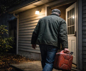 73-latek chciał spalić córkę i 11-letniego wnuka?! Wszedł do domu z kanistrem i wzniecił ogień