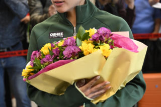 Maja Chwalińska, przylot