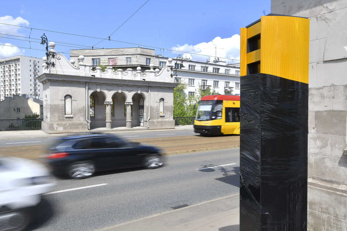 Awantura o fotoradary na moście Poniatowskiego