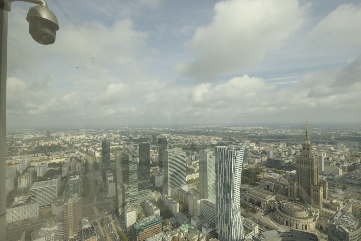 Varso Tower już gotowe. Niesamowita panorama na Warszawę
