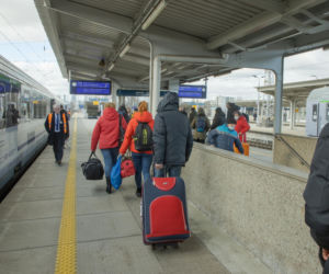 Warszawa w pierwszych dniach po rosyjskiej inwazji na Ukrainę