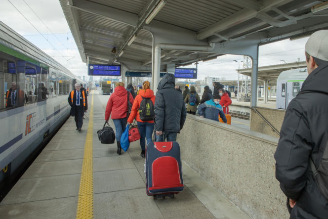 Warszawa w pierwszych dniach po rosyjskiej inwazji na Ukrainę