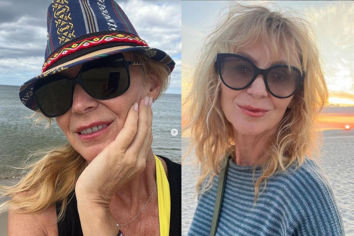 Beata Ścibakówna i Jan Englert wypoczywają w Juracie