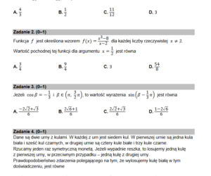 Matura matematyka poziom rozszerzony 2022 - arkusz CKE