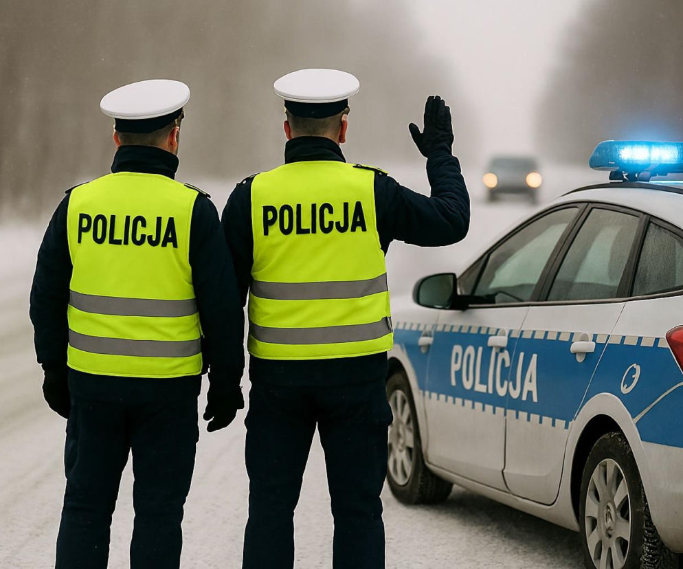 Jechał zygzakiem, jednak nie był pijany. Policjanci nie wahali się ani chwili