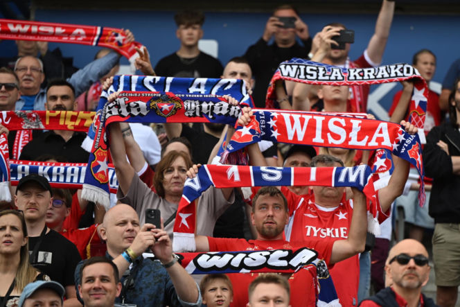 Wisła Kraków - Wrexham. Kibice