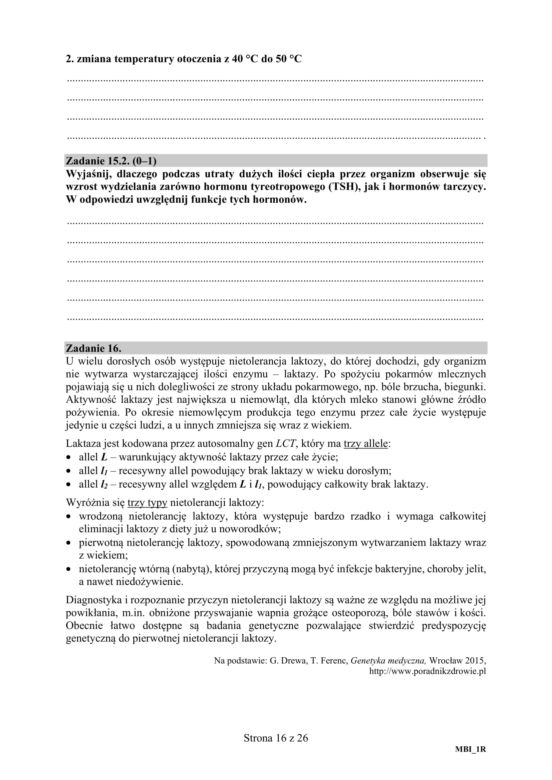 Matura 2020 ARKUSZE CKE z biologii POZIOM ROZSZERZONY 