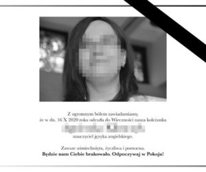 Kolejna nauczycielka zmarła na koronawirusa ?