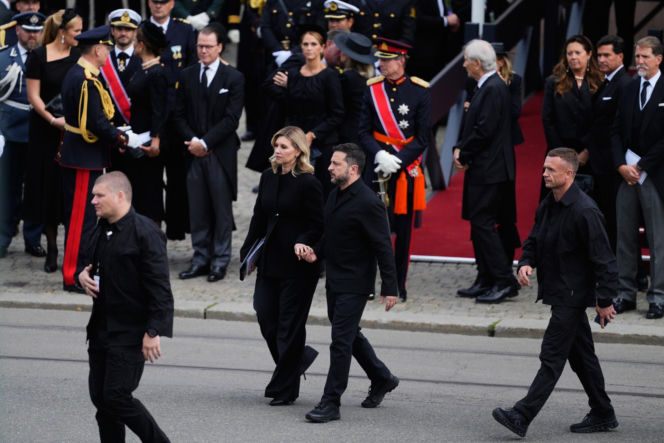 Karol Nawrocki na pogrzebie króla