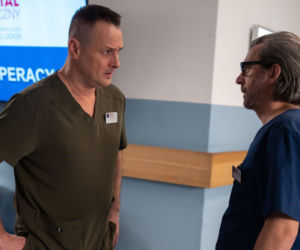 Na dobre i na złe odc. 988. Aleś Zagajewski (Paweł Małaszyński), Artur Bart (Piotr Głowacki)