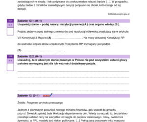 Matura próbna 2026 - WOS. Arkusz CKE