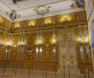 Bursztynowa Komnata w Mamerkach została udoskonalona