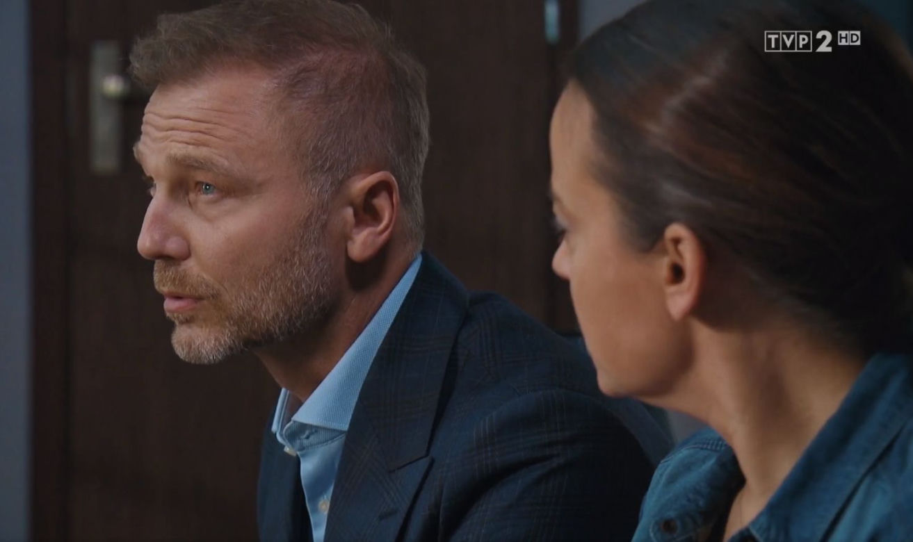 M jak miłość odc. 1610. Andrzej Budzyński (Krystian Wieczorek), Magda (Anna Mucha)