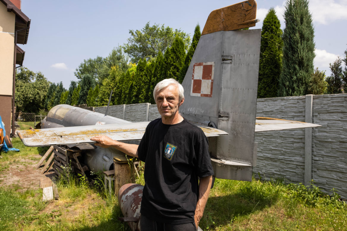 Jaworzno. Na podwórku zaparkował...samolot. To iskra z 1965 roku 